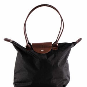 Tote- Folding with Embossed Leather Flap Closure
